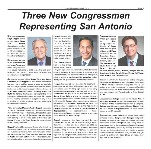 La Voz de San Antonio April 2013.pmd - La Voz Newspapers