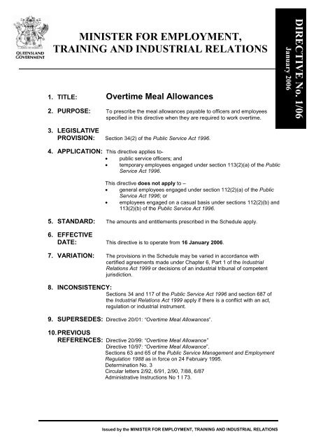 Overtime Meal Allowances Public Service Commission overtime-meal-allowances-public-service-commission