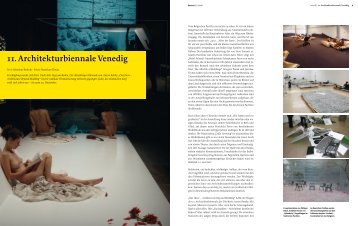 11. Architekturbiennale Venedig - Bauwelt