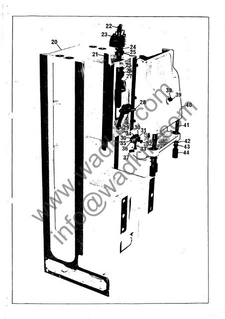 Wadkin DP Double End Tenoner Manual and Parts List