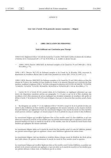 L 157/104 FR Journal officiel de l'Union europÃ©enne 21.6 ... - EUR-Lex