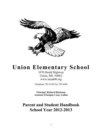 Union Elementary School - MSAD #40