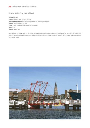 Brücke Kiel-Hörn, Deutschland - Von Gerkan, Marg und Partner