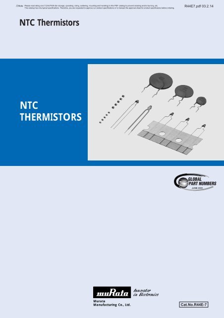 NTC THERMISTORS - RTZ Professional Audio