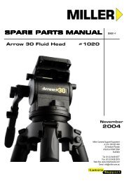 spare parts manual spare parts manual - Miller Camera Support