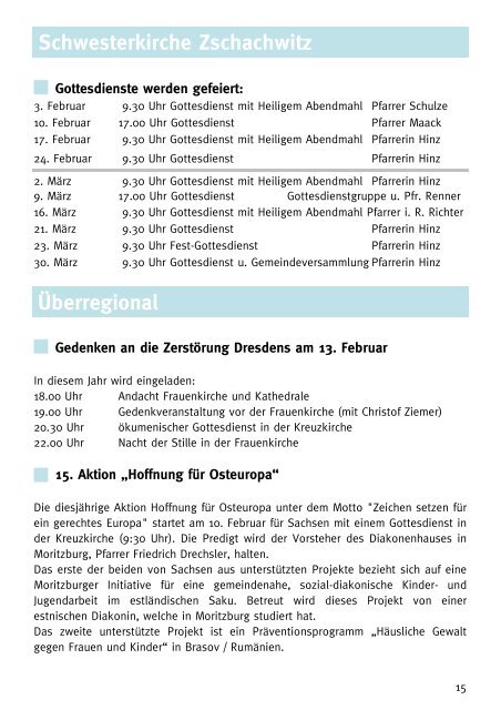 Gottesdienste - Ev.-Luth. Kirchgemeinde Dresden-Leuben