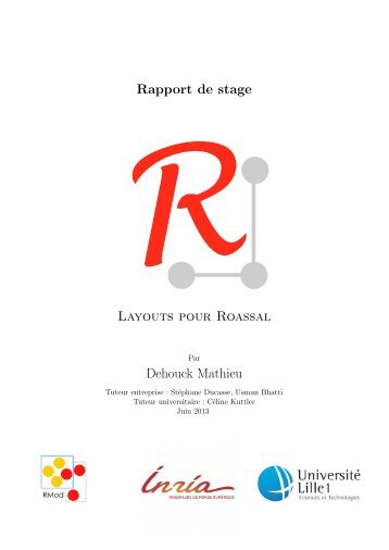 Rapport de stage Layouts pour Roassal Dehouck ... - RMoD - Inria