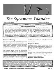 September - Sycamore Island Club