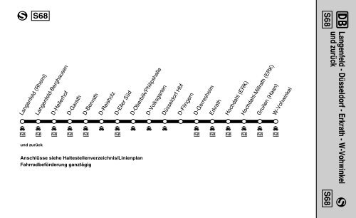 Langenfeld - Düsseldorf - Erkrath - W-Vohwinkelund zurück S68 S68