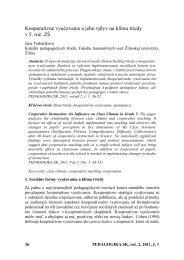 Download Paper in PDF - Pedagogika.sk