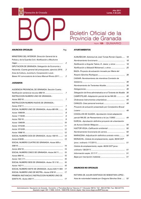 BOP 125, lunes 4 julio.11.qxd - Concejalia Juventud Ayuntamiento ...