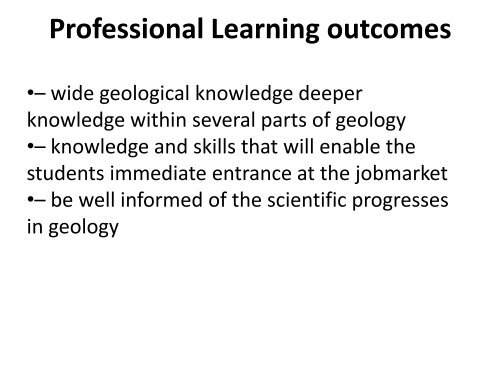 Geology in Sweden - Euro-Ages