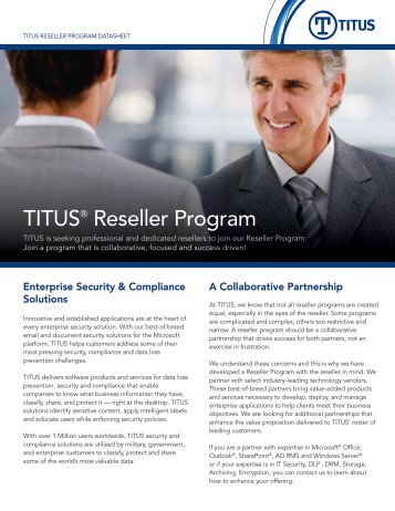 TITUS® Reseller Program