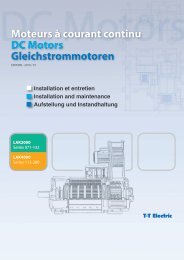 Moteurs à courant continu DC Motors ... - T-T Electric