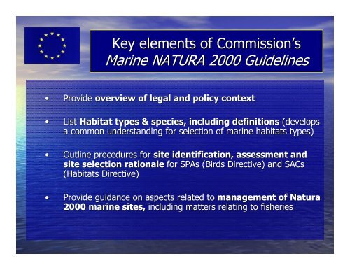 Natura 2000 Presentation - Baltic Sea RAC