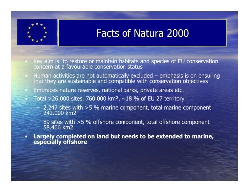 Natura 2000 Presentation - Baltic Sea RAC
