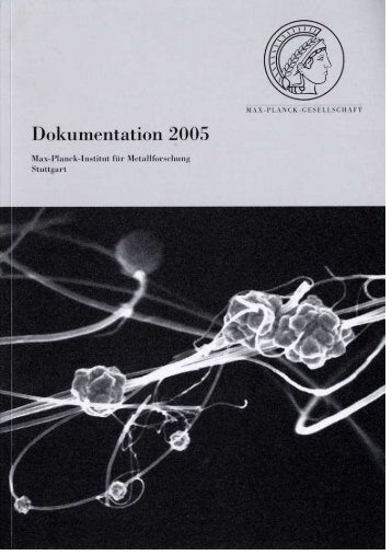 Dokumentation 2005 - Max-Planck-Institut für Intelligente Systeme