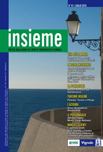 Insieme Luglio 2010 - BCC Vignole