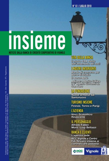 Insieme Luglio 2010 - BCC Vignole