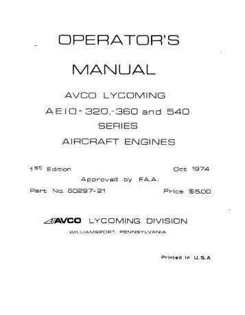 Operator's Manual