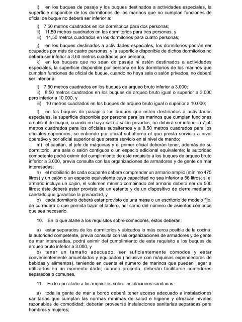 CONVENIO SOBRE EL TRABAJO MARÃTIMO ... - Noticias JurÃ­dicas