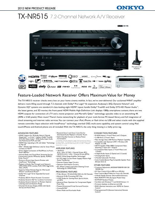 Firmware nr515 onkyo tx Onkyo TX