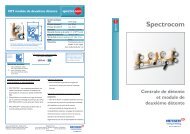 Centrale dÃ©tente SPECTROCOM - Messer