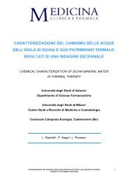 caratterizzazione del chimismo delle acque dell'isola di ischia e suo ...