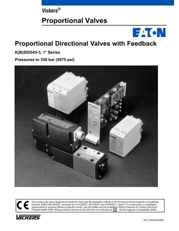 Proportional Valves - Vickers