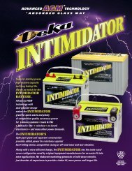 Deka Intimidator - Wholesale Batteries Inc.