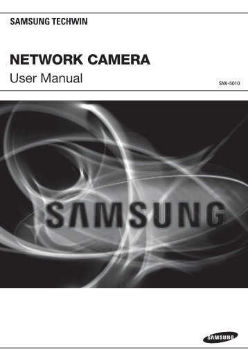 NETWORK CAMERA - Samsung CCTV