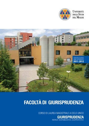 Scarica la Guida dello Studente - UniversitÃ  degli Studi del Molise