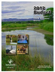 2012 Budget - South Suburban Parks and Recreation