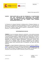 CIRCULAR NÂº â¦â¦ - Agencia EspaÃ±ola de Medicamentos y ...