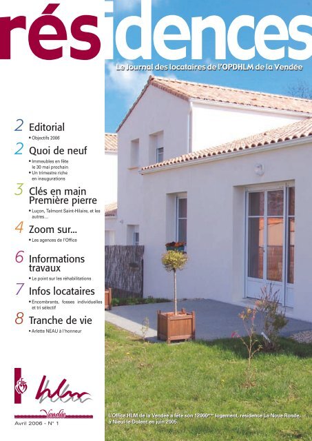 Résidences n°1.pdf - Vendée Habitat