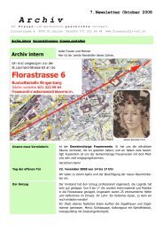 Newsletter 07 (2008/10) - Archiv für Frauen-, Geschlechter- und ...