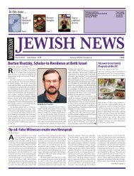 March - Washtenaw Jewish News