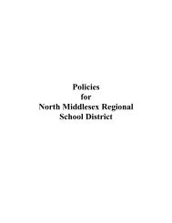 Full District Policy Manual - North Middlesex Regional High School