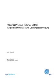Web&Phone office xDSL - inode.at - UPC Business