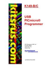 K149-B/C USB PICmicroÂ® Programmer