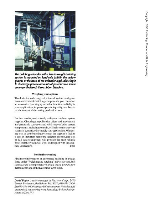 Download - Powder and Bulk Engineering Magazine