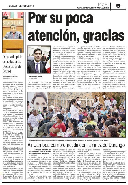 07/06/2013 - Contexto de Durango
