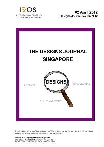 the designs journal singapore designs - Intellectual Property Office ...