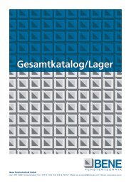 Gesamtkatalog 2013 - bene-alu fenster