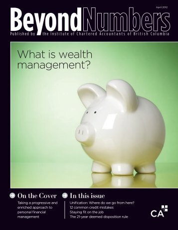 Download April 2012 issue - Institute of Chartered Accountants of BC