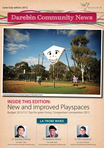 New and improved Playspaces - City of Darebin