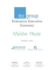 Executive Summary of Moishe House Evaluation