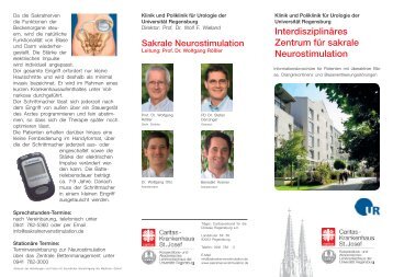 InterdisziplinÃ¤res Zentrum fÃ¼r sakrale Neurostimulation - Caritas ...