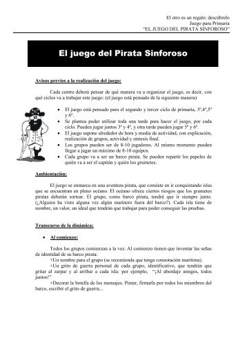 El juego del Pirata Sinforoso