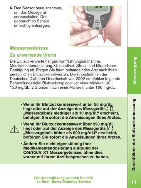 Bedienungsanleitung - Bayer Diabetes Care